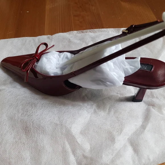Tony Bianco Quill Bordeaux Patent 6.5 - Picture 4 of 4